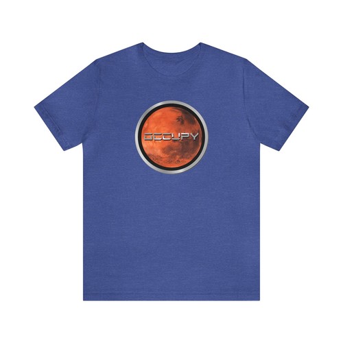 Occupy Mars T-Shirt Unisex Jersey Short Sleeve Tee - Picture 91 of 121