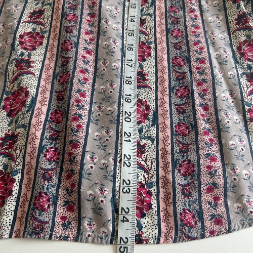TORRID Tank Top Women's Challis Stitch Detail V-neck Front & Back Gray Pink 1XL - Picture 7 of 8