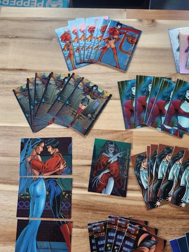 Large lot of 1996 Comic Images Shi Visions Of The Golden Empire Cards - Picture 7 of 8