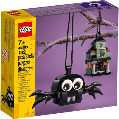 LEGO 40493 Spider Haunted House Pack Halloween Exclusive New Hard to Find 