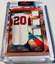 2023 Leaf Art of Sport Frank Robinson Bronze Triple Game-Used Jersey/35  HOF