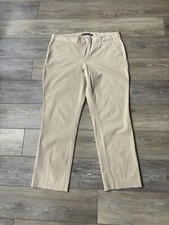 Gap Pants Women  s Sz 12 Khaki Straight Leg Chino Mid Rise Casual Office Preppy