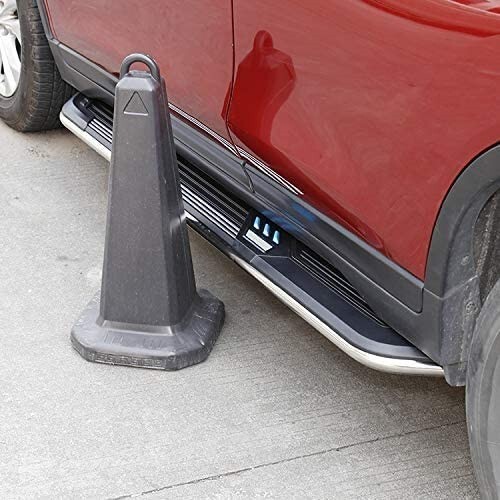 Running Boards Side Steps Nerf Bar Fits for Porsche Cayenne 2018+ 2021 2022 2023 - Picture 5 of 7