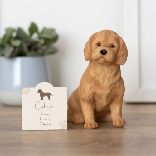 Decorazione cane decorazione casa amanti razza resina regalo animali da collezione sentiment card - Foto 8 di 44