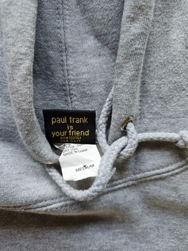 Vintage Paul Frank Womens Hoodie, Skurvy, RARE, Grey, Size Medium - Picture 3 of 8