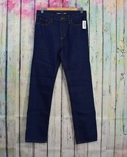 Youth Boys Old Navy Skinny Non-Stretch Jeans Built In Tough Size 18 Rinse Pants