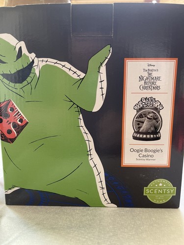 Scentsy Nightmare Before Christmas Warmer Oogie Boogie Casino Wax Warmer NIB