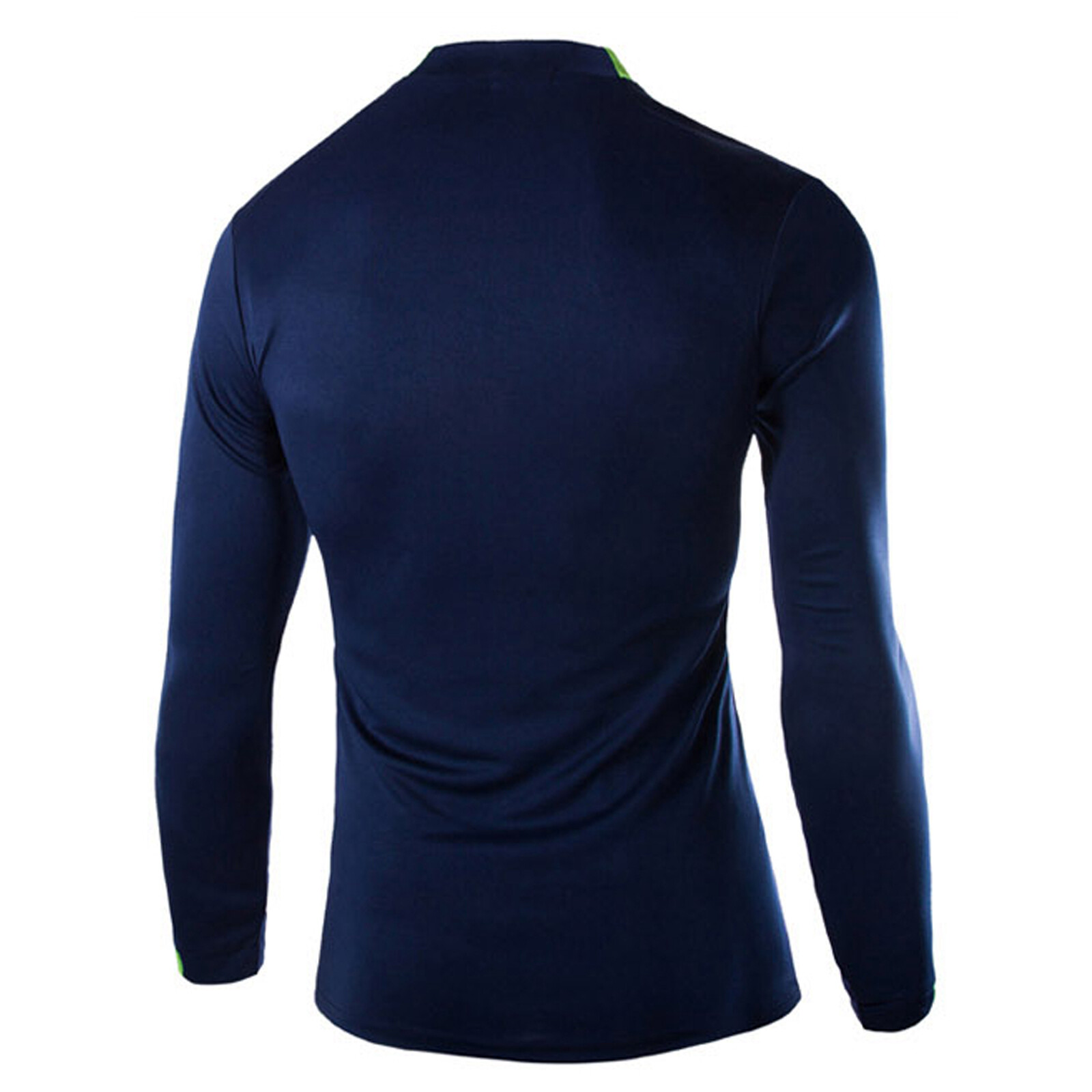 US Men's Long Sleeve Rash Guards Shirts Quick Dry Athletic Sports Tops ...