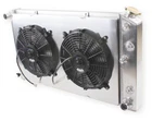 4 Core Electric Radiator Fan For 68-73 Chevy Chevelle/ 68-77 El Camino GMC AT/MT