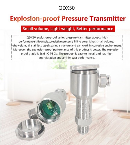 Air Pressure Transmitter Water Oil Fuel Gas Explosion-proof 4-20ma 1-5v 0-10v - Picture 7 of 12