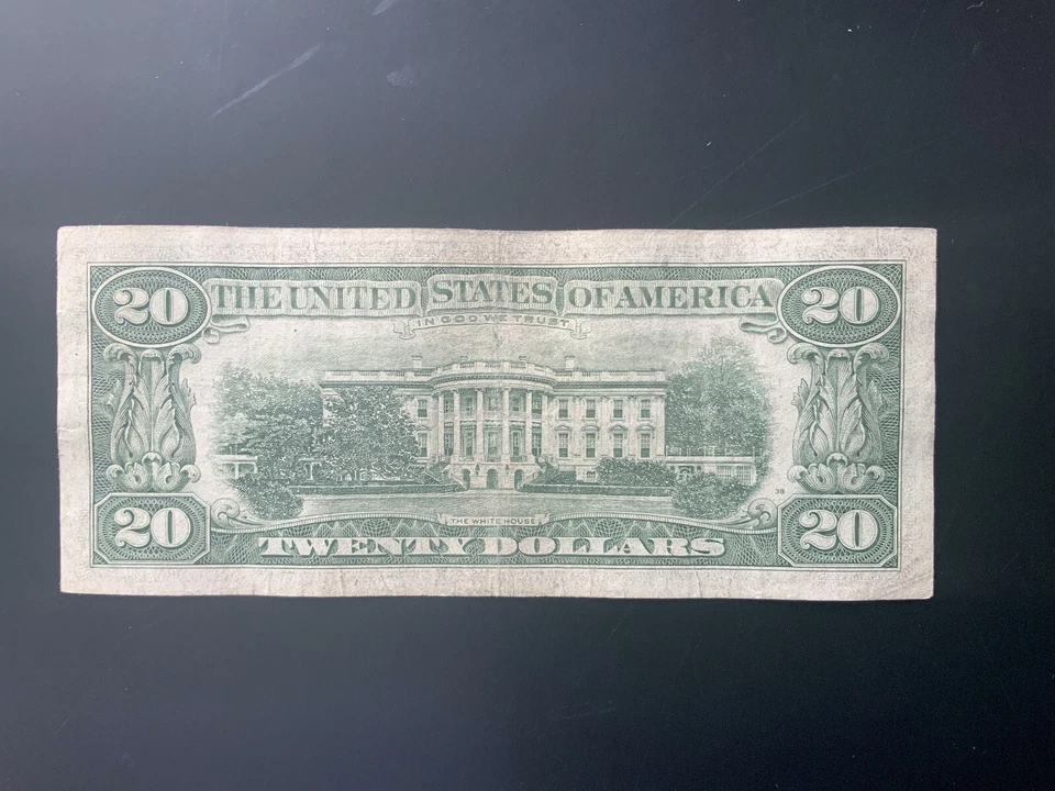 1981A $20 DOLLAR BILL E89471411A - Image 2 of 4