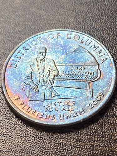 2009 P District of Columbia Territory Quarter Actual Coin Beautiful Tone! TK5130 - Picture 3 of 6