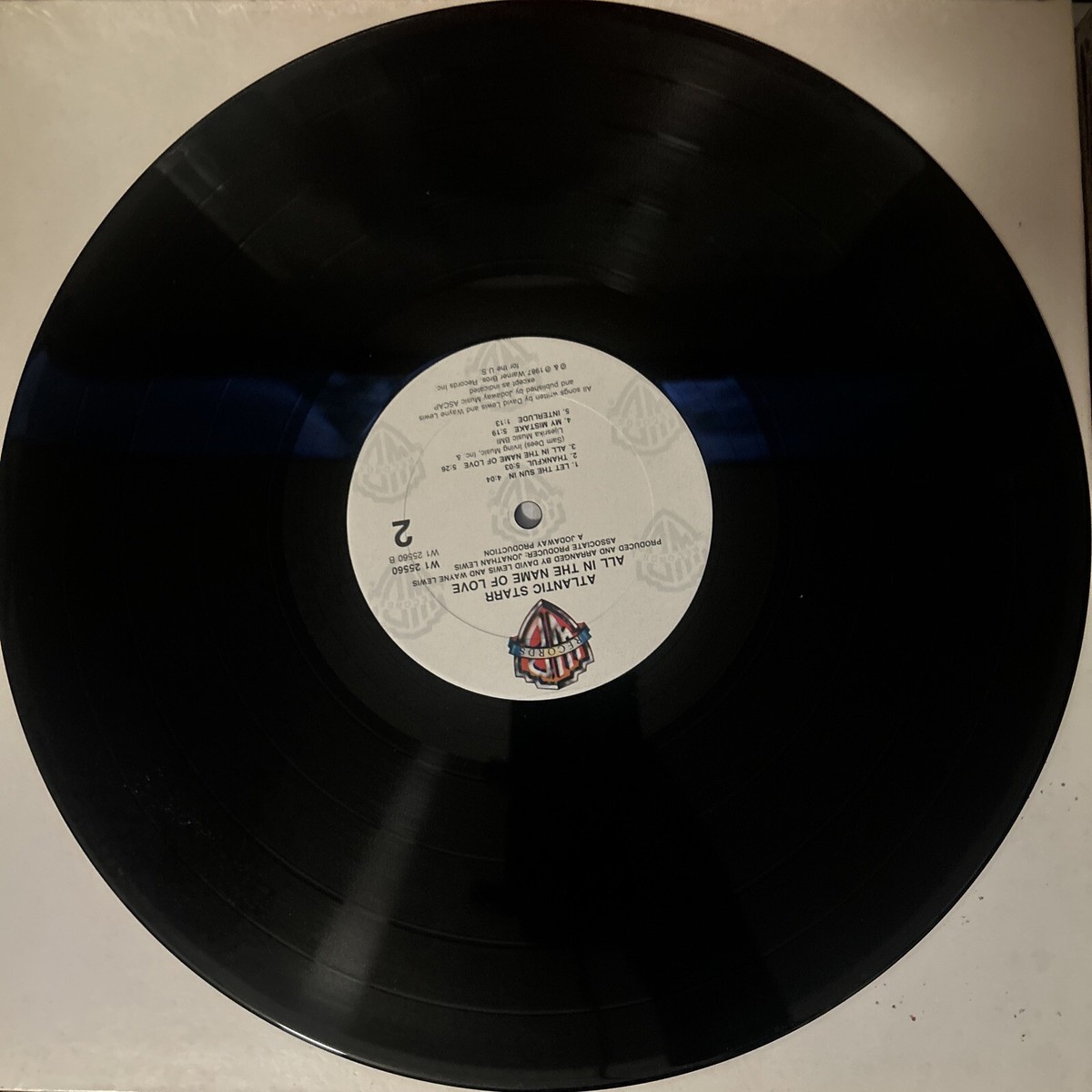 Atlantic Starr – All In The Name Of Love LP 1987 Warner Bros