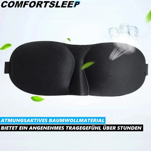 COMFORTSLEEP Augenmaske 3D Premium Schlafmaske Schlafbrille Augenbinde - Bild 4 von 6