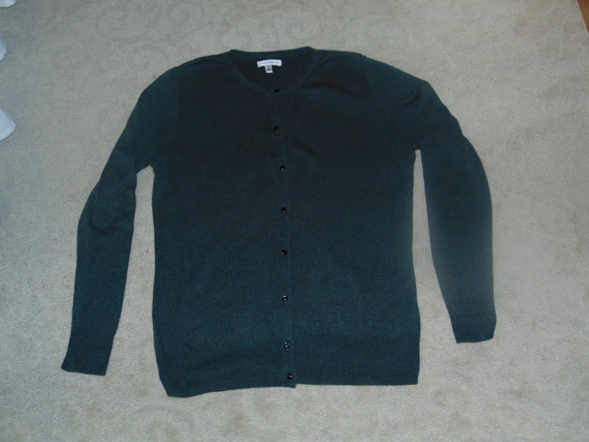 Dark green cardigan sweater cheap