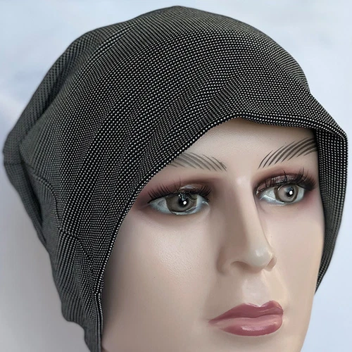 EMF RF Microwave Protection Silver Fiber Cap Hat Anti Radiation Shielding Fabric