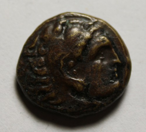 Alexander 325AD Rare genuine Ancient Greek Coin Heracles club bow, quiver, torch - Picture 2 of 12