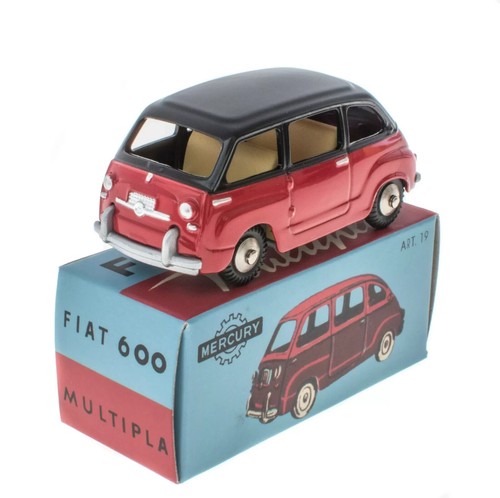 1/45 Fiat Multipla 600 Dante Giacosa Rosso/Nero Mercury Atlas Switzerland - 第 2/2 張圖片