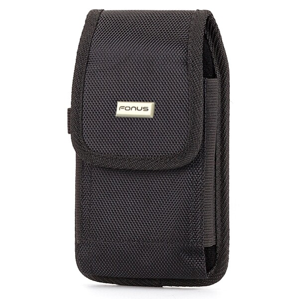 Rugged Canvas Case Holster Rotating Belt Clip Cover J1J for Cell Phones