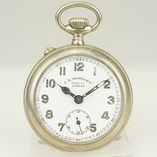 RAR Antique F.E. ROSKOPF Pocket Watch Men's no fusee duplex chronometer repeater