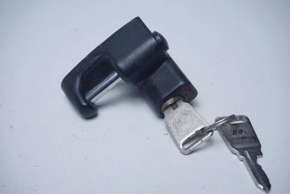 Soporte para casco Honda C50 CB100 125 CG110 125 JX110 125 SL100 125 XL10 bloqueo de suspensión Foto 3 de 4