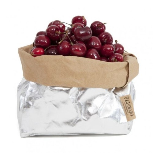 Sacchetti alimentari lavabili 1 pz carta kraft organizer sacchetto frigorifero sacchetto conservazione pane - Foto 11 di 34