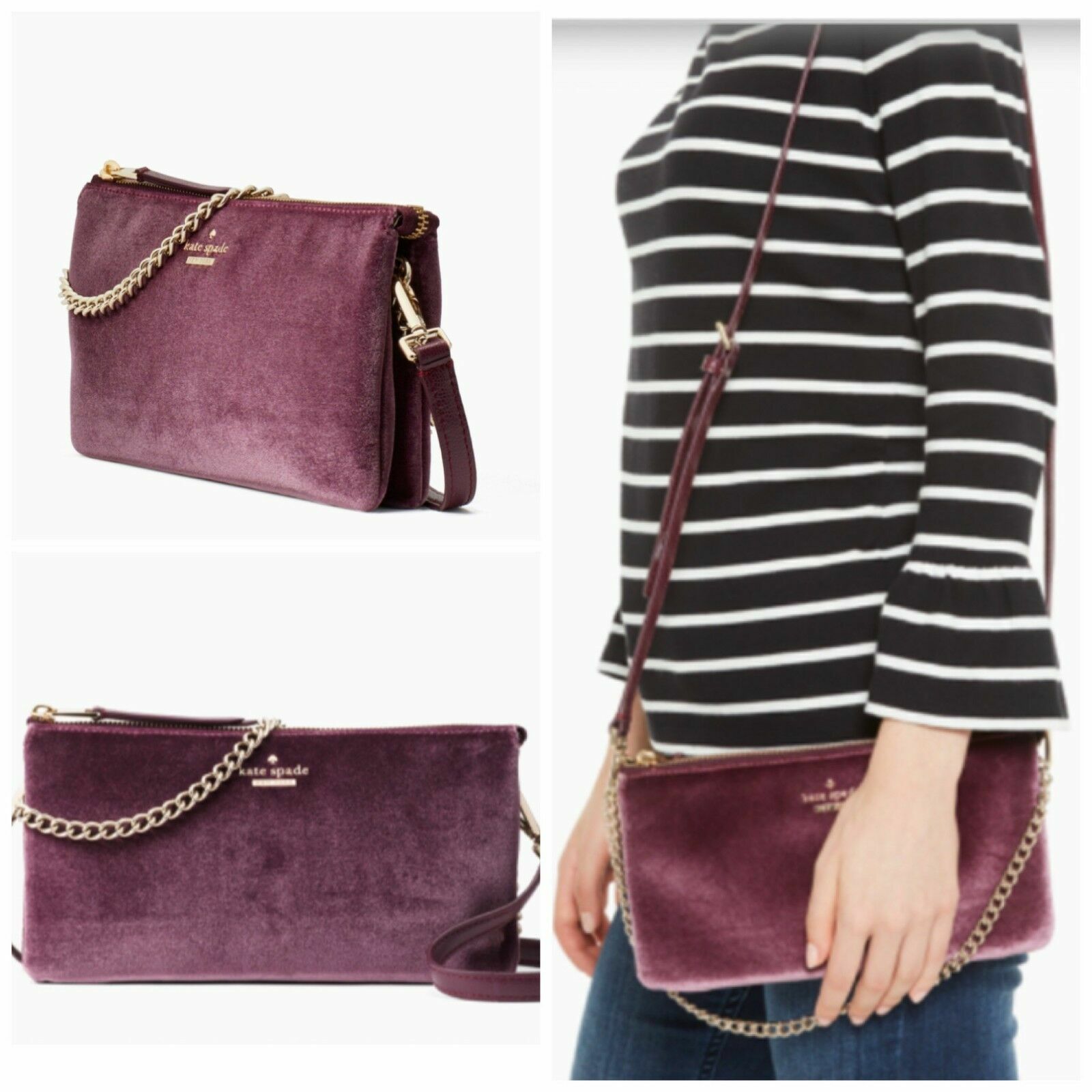 kate spade velvet crossbody