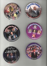 6 2009 pin OBAMA INAUGURATION pinback totally SUPERB