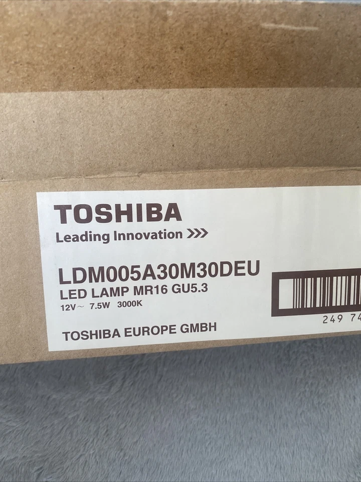 Toshiba 7.5w MR16 LED Lamps - Image 2 of 4