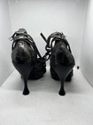 John Fluevog Listen Up Ivana Pewter Metallic Heel Sz10 — photo 3