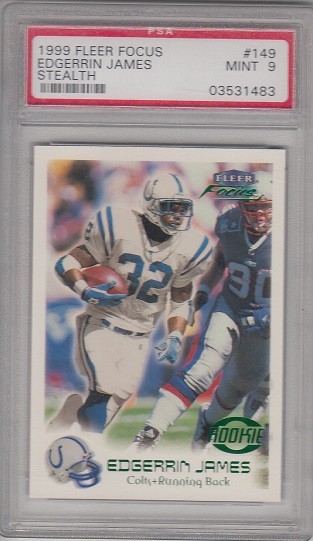 Edgerrin James Fleer Focus #149 Stealth