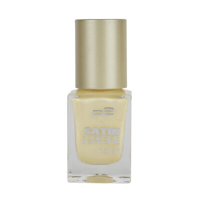 3x P2 Satin Supreme Polish TPNN020/010-10 Nagellack MU0745 010 Creamy Tea 10 ml