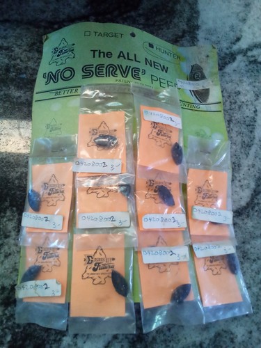 Golden Key Futura No Serve String Peep sight "Hunter", all 10 w/ card, one price - Picture 1 of 2