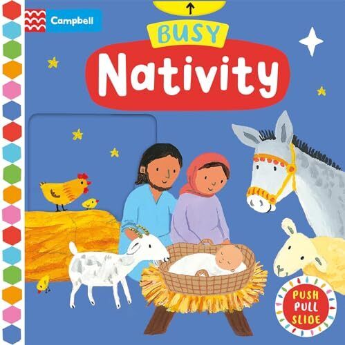Busy Nativity: A Push, Pull, Slide ..., Books, Campbell - Picture 1 of 2