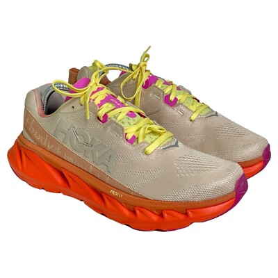 Hoka One One Men Elevon 2 Mental Health Sand Camellia Shoes Men's 10/Women's 11