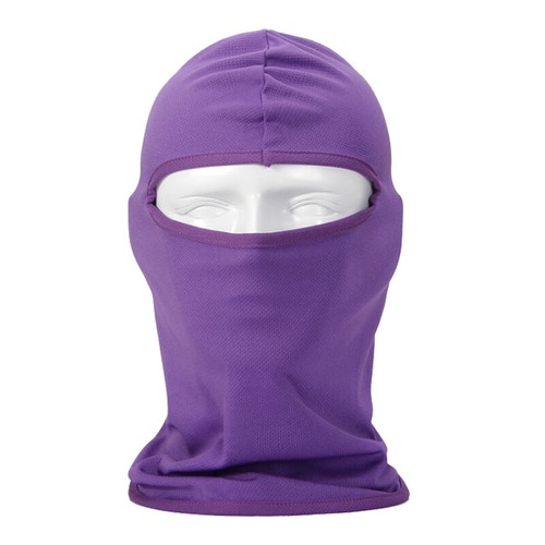 3 Hole Full Face Mask, Women Men Thin Balaclava Face Mask for Motorcycl Bike Ski - Picture 24 of 30