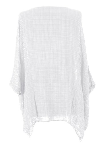Women Italian Plain Lagenlook Batwing Cotton Blend Ladies Tunic Top Plus Sizes - Picture 40 of 54