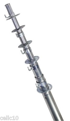 33' 2'' Telescoping Mast -TV WIFI HAM Antenna Push Up Pole -Easy Up EZ-TM-50-U-95