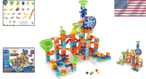 Engaging Marble Rush 145-Piece Set - Spinning Ferris Wheel & Light Show Fun - Picture 2 of 12