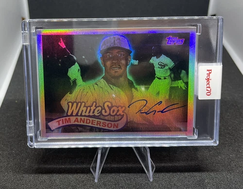 Topps Project70 Card 472 1989 Tim Anderson Jonas Never On-Card Auto 55/70