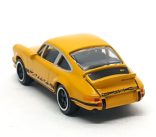 Majorette Porsche 911 Carrera RS 2.7 Yellow 1:56 (3") no Package - Picture 6 of 8