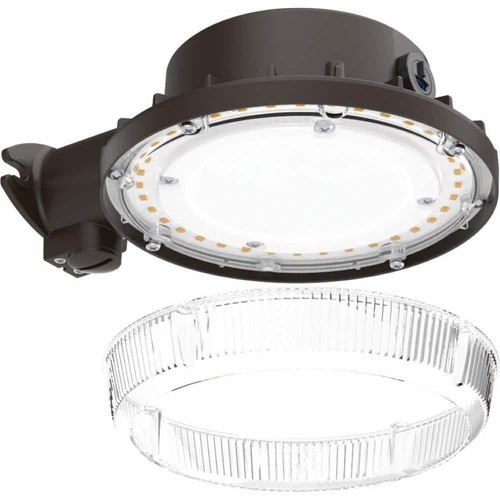 Area Light 4000K Lumens 100-Watt Integrated LED Dark Bronze Hardwired Aluminum - Picture 10 of 11