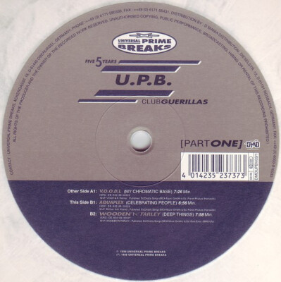 Various - Five 5 Years U.P.B. Club Guerillas (Part One) (12'', Ltd, Whi) (Very Go