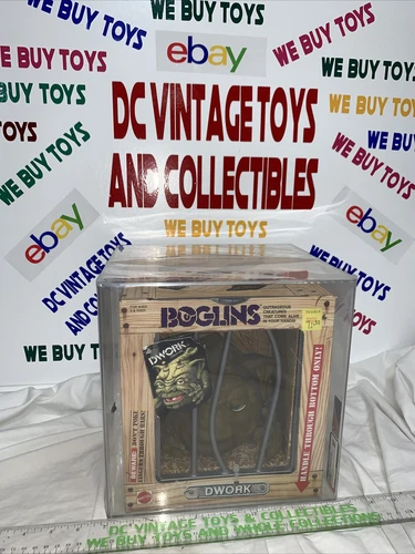 Vintage 1987 Mattel DWORK BOGLIN, Series 1 Large , with Hang Tag AFA 80 L@@K!!
