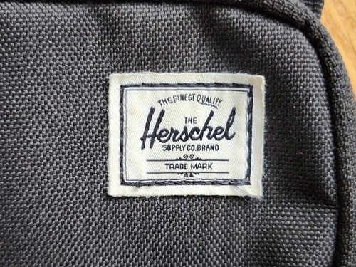 Herschel borsa a tracolla/vita in tela nera 2 in 1 marsupio portafoglio cover telefono - Foto 3 di 6