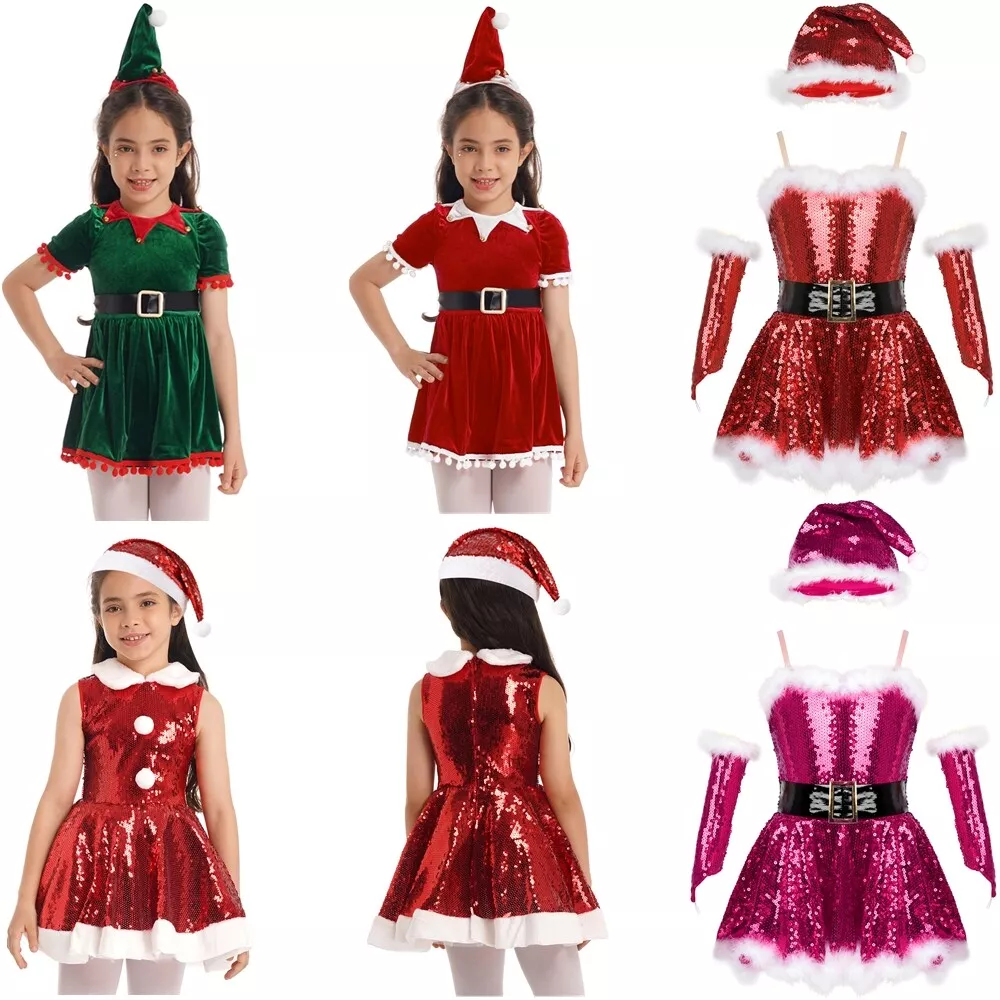 Robe de Noël fillle petit lutin