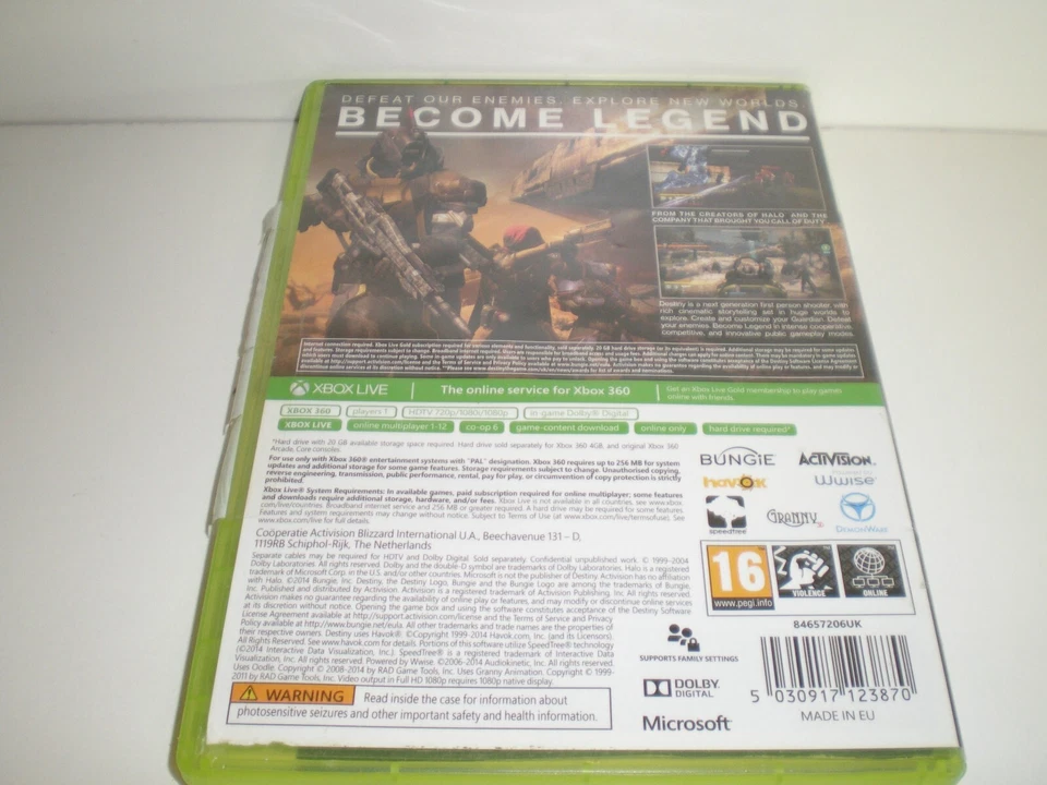 Destiny (Microsoft Xbox 360, 2014) - Image 2 of 4