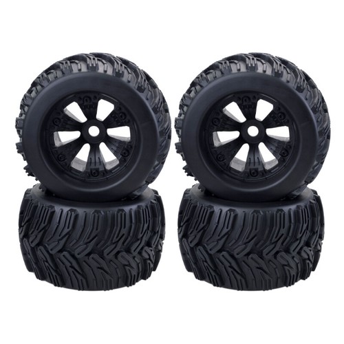 4 STCK. 170 mm Felge & Reifen für 1/8 Monster Truck Traxxas HSP HPI Racing RC Auto - Bild 2 von 12