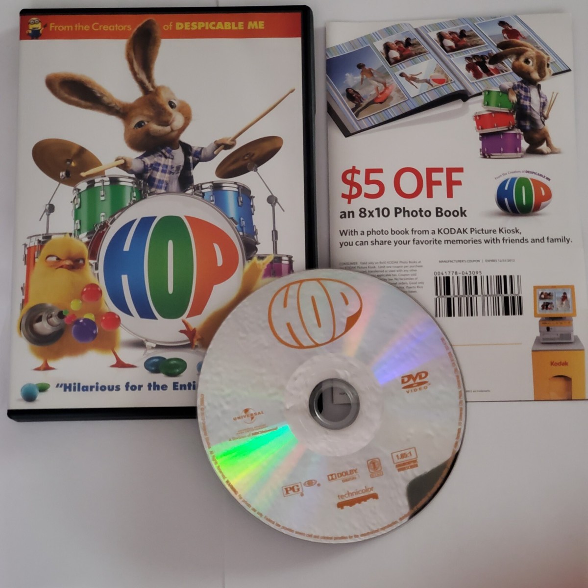 Hop - DVD By James Marsden,Kaley Cuoco,Russell Brand - VERY GOOD