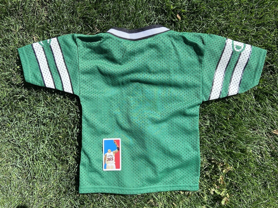 New York Jets Size 2T Vintage Champion Toddler Jersey Blank Green NFL